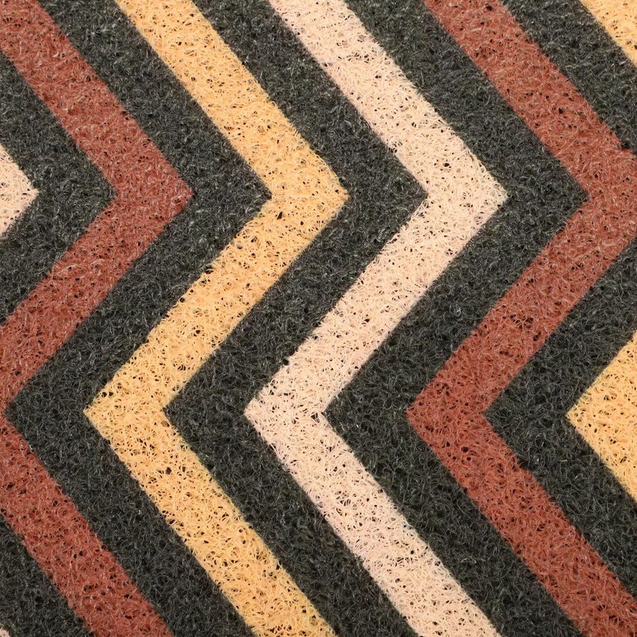 Anti-Skid Brown Polypropylene Door Mat, , large