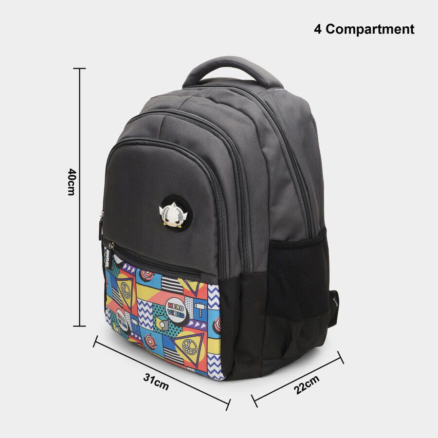 Kid's Black Marvel Avenger's School Bag, , large image number null