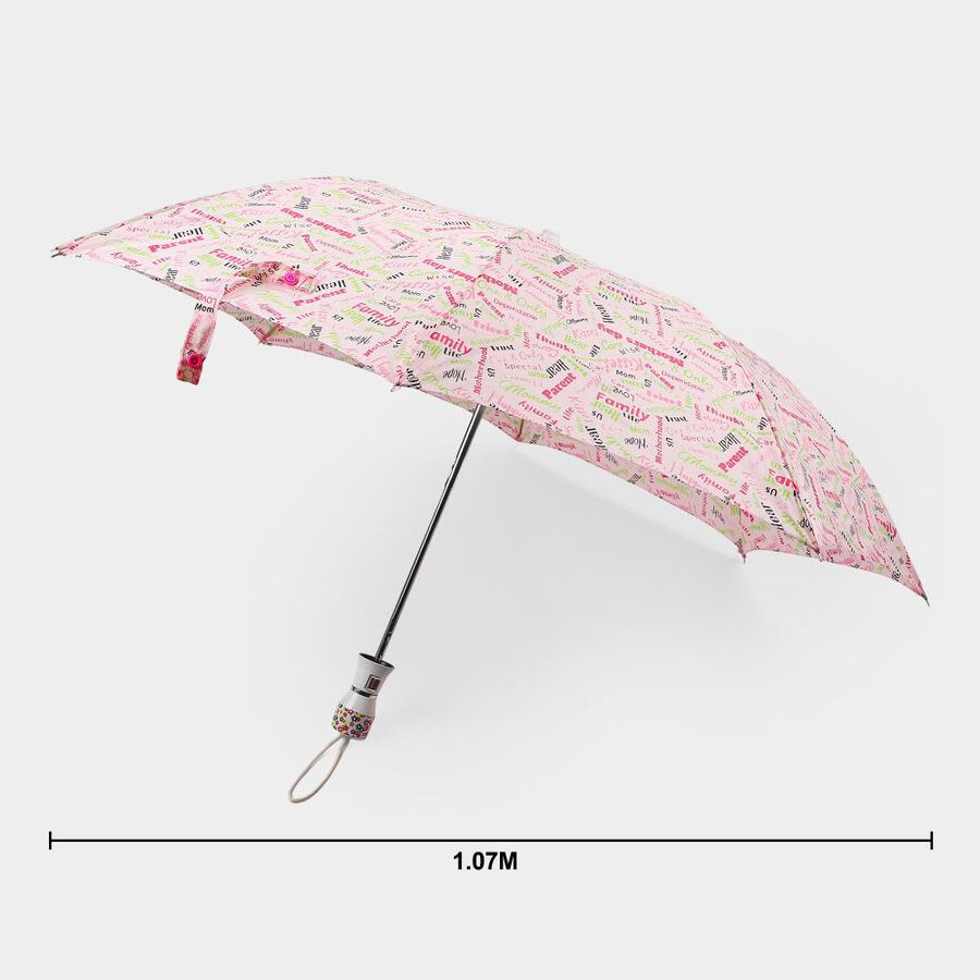 Brink Pink Polyester Ladies Umbrella, , large
