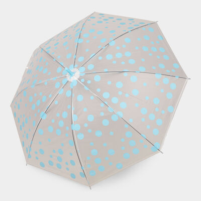 Grey Polka Dots Kid's Umbrella