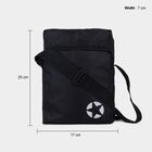 Men's Black Canvas Sling Bag, , small image number null