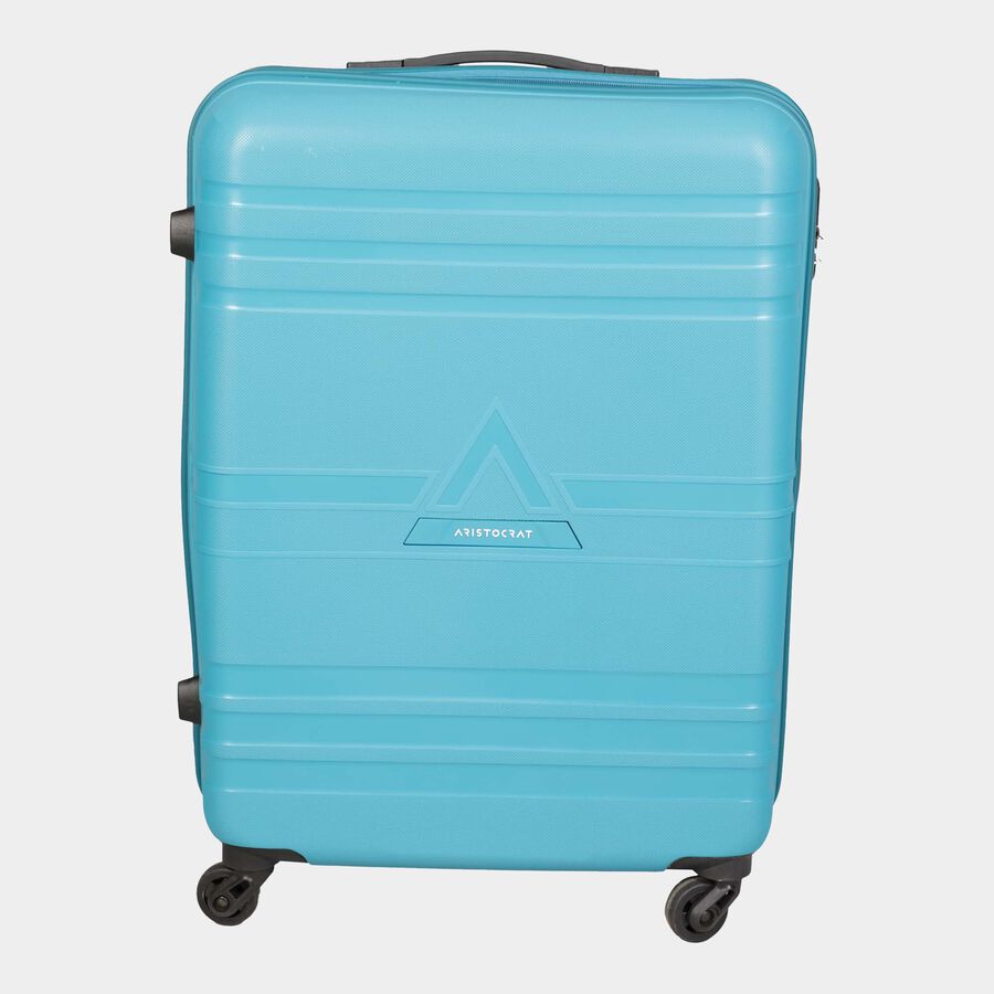 4-Wheel Light Blue Polypropylene Hard Case Trolley, Small + Medium, , large image number null