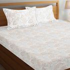 Blue Cotton Double Bedsheet With Pillow Cover, , small image number null