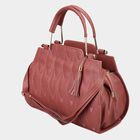 Women's Peach Polyurethane Tote Bag, , small image number null