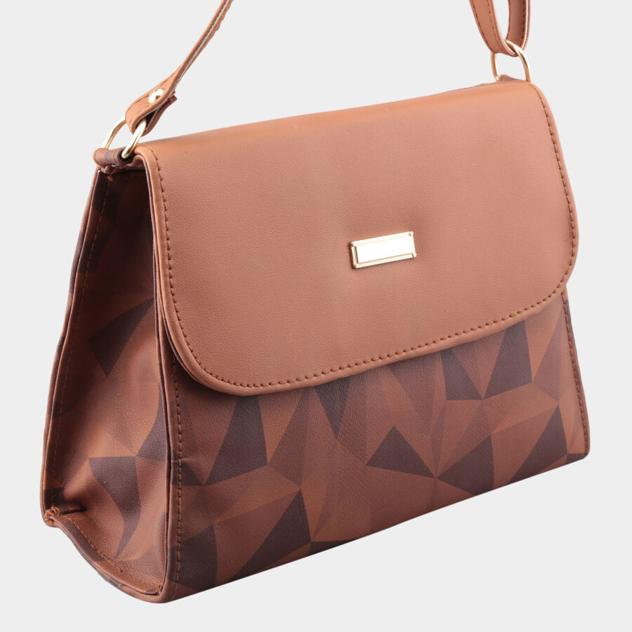 Women's Polyurethane Envelope Sling Bag, , large image number null