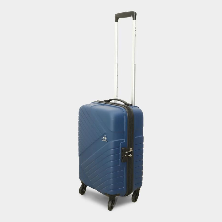 4-Wheel Dark Blue Polypropylene Hard Case Trolley, Small + Medium + Large, , large image number null