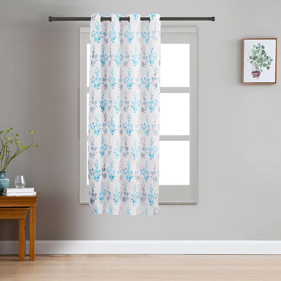 5ft. Light Blue Window Curtain, , large image number null