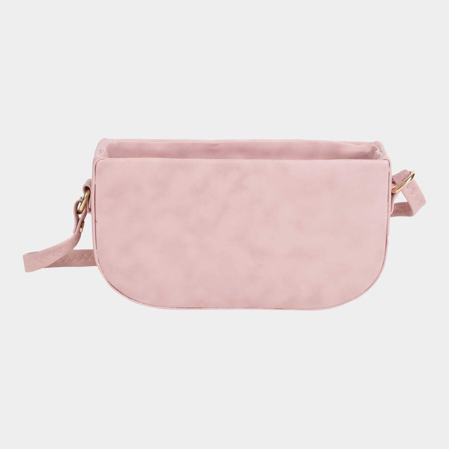 Women's Polyurethane Zipper Sling Bag, , large image number null
