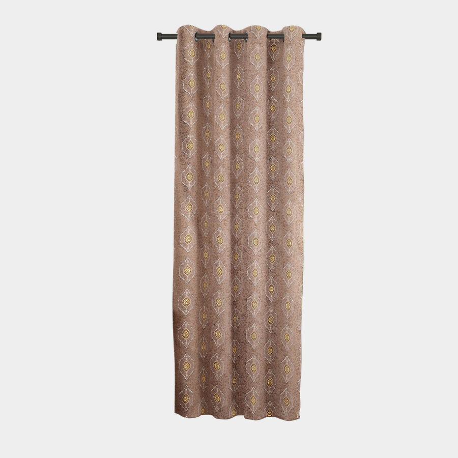 7ft. Brown Polyester Curtain, , large image number null