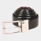 Men's Black Leather Formal Belt, , small image number null
