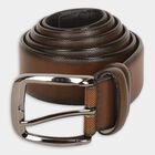 Men's Brown Polyurethane Casual Belt, , small image number null