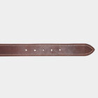 Men's Leather Casual Belt, Size 40, Textured, , small image number null