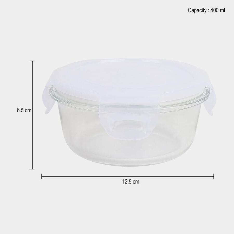Glass Lunch Box, 3 Containers and 1 Bag, , large image number null