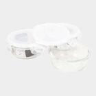 Glass Lunch Box, 3 Containers and 1 Bag, , small image number null