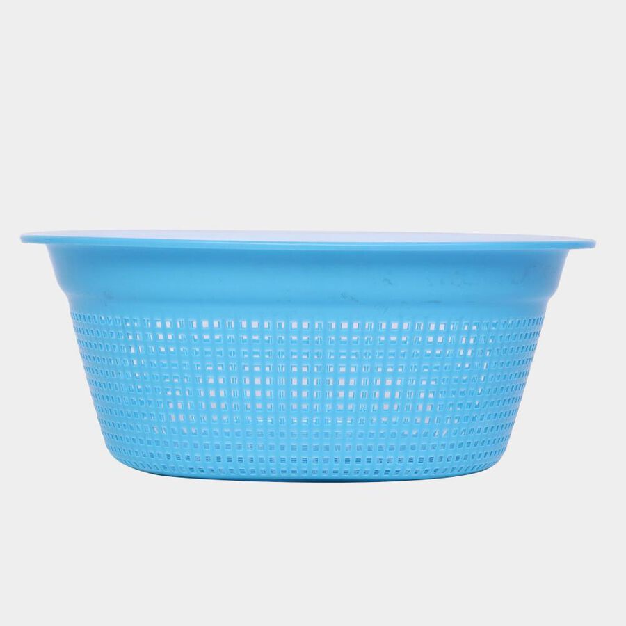 Blue Plastic Basket, , large image number null