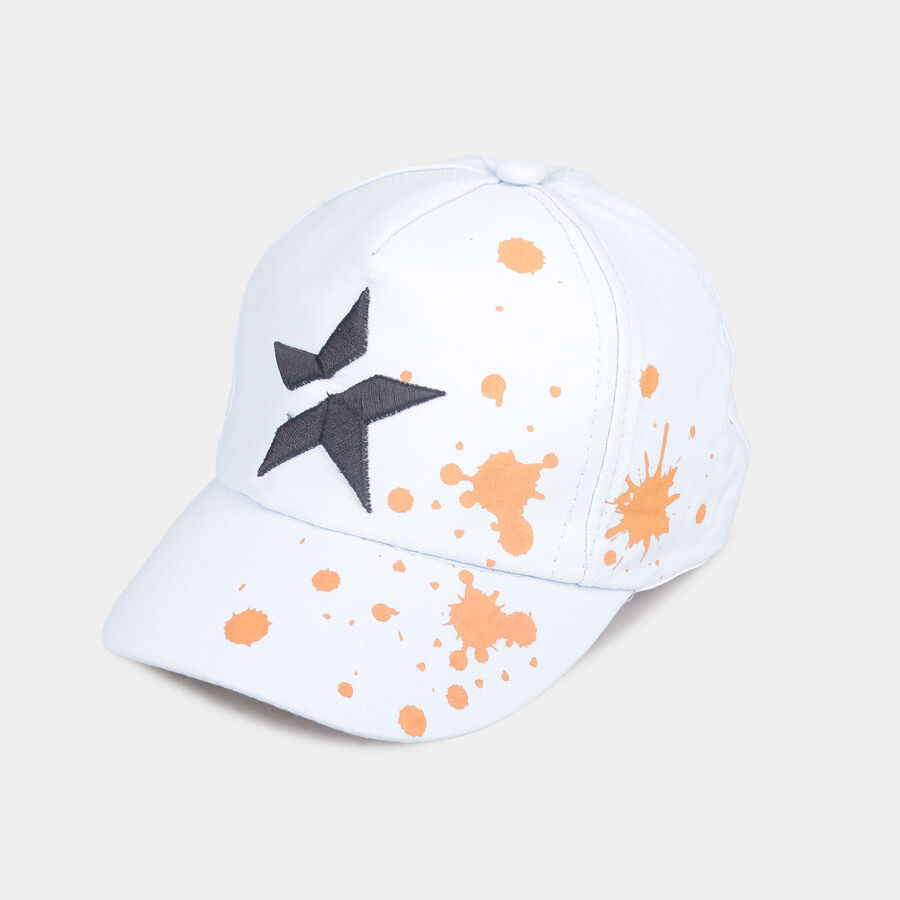 Kids' Blue Nylon/Polyester Cap, , large image number null