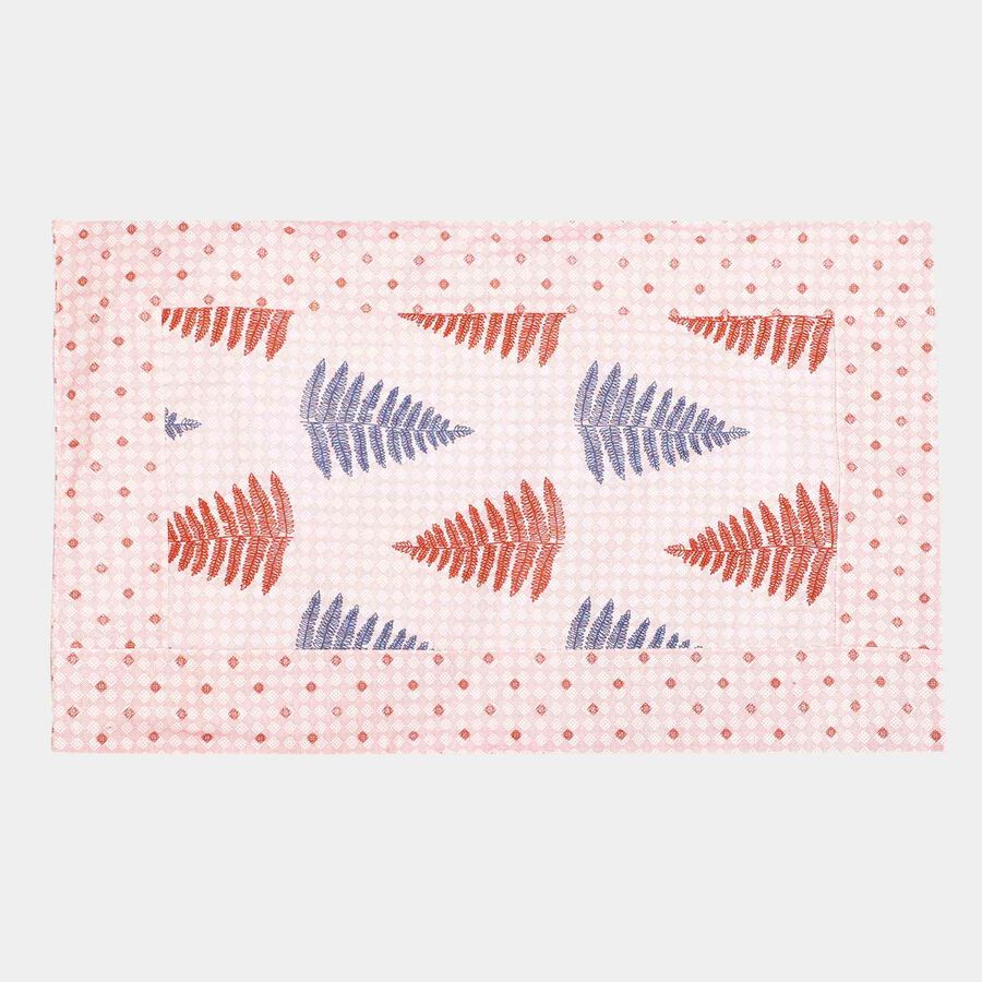 Pink Cotton Blend Pillow Cover, , large image number null