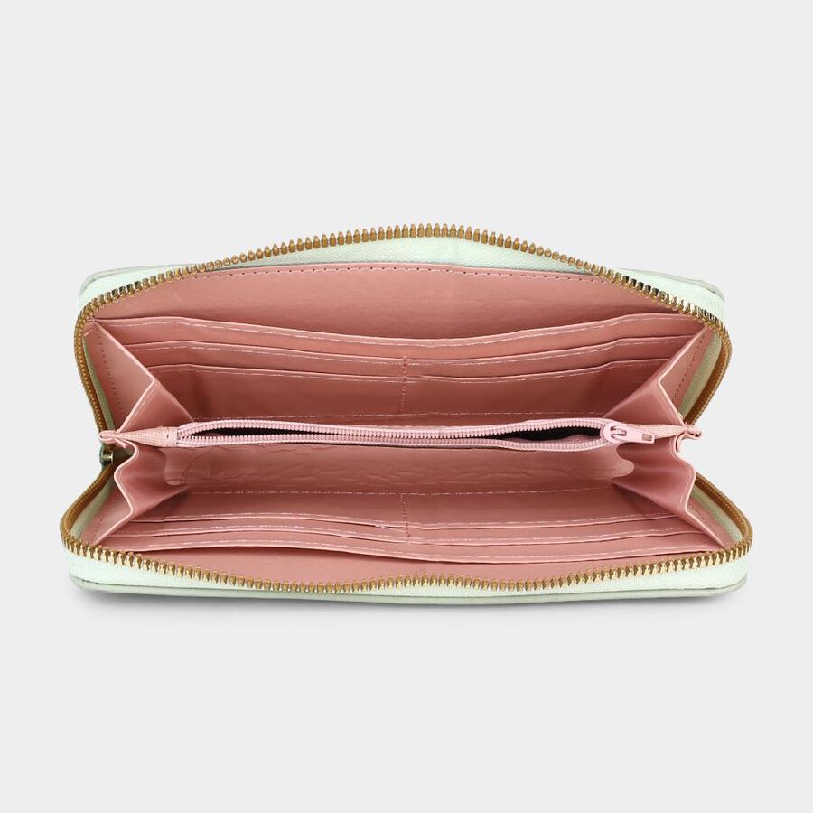 Women's Green Polyurethane Handbag, , large image number null