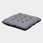 Grey Tufted Cushion, , small