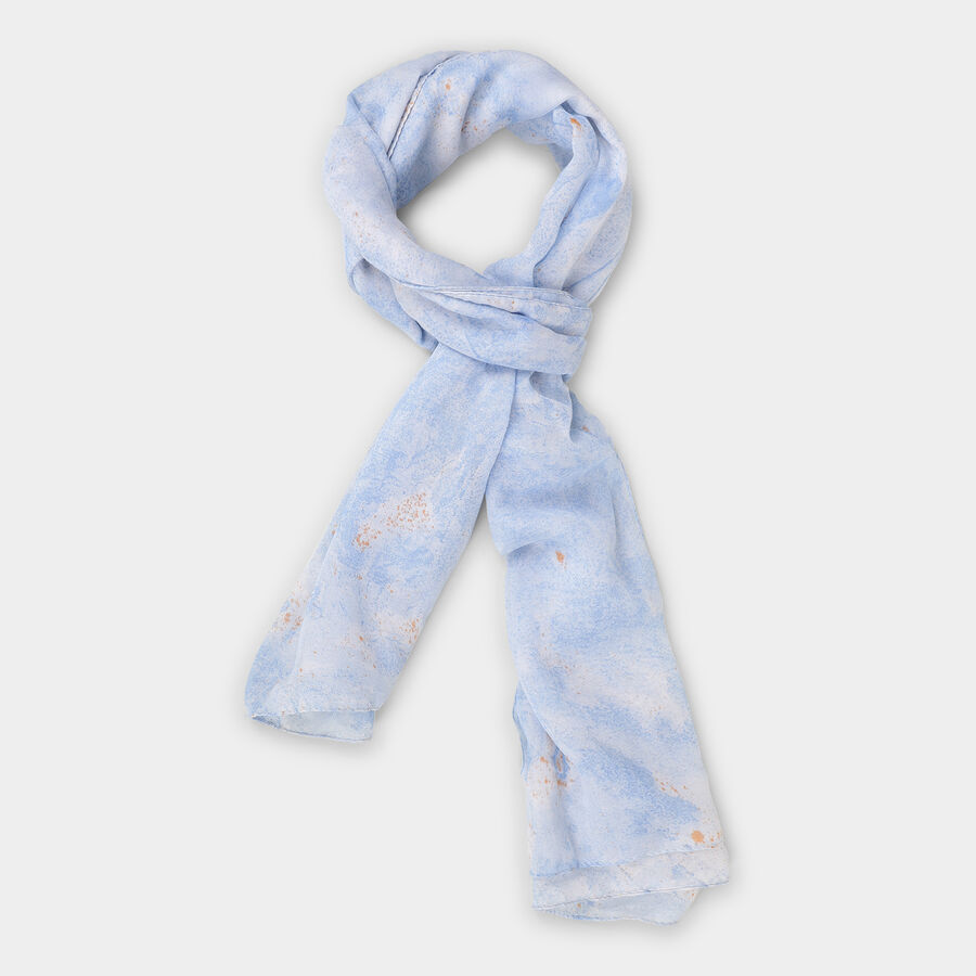 Women's off-White Cotton Scarf, , large image number null