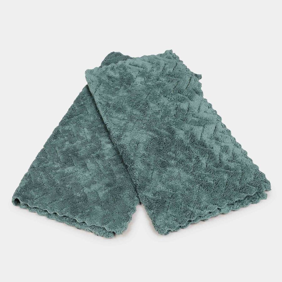300 GSM Green Microfiber Face Towel, , large image number null