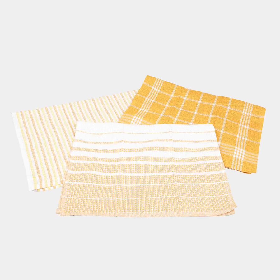 300 GSM Yellow Cotton Hand Towel, , large image number null