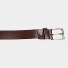 Men's Brown Leather Casual Belt, , small image number null