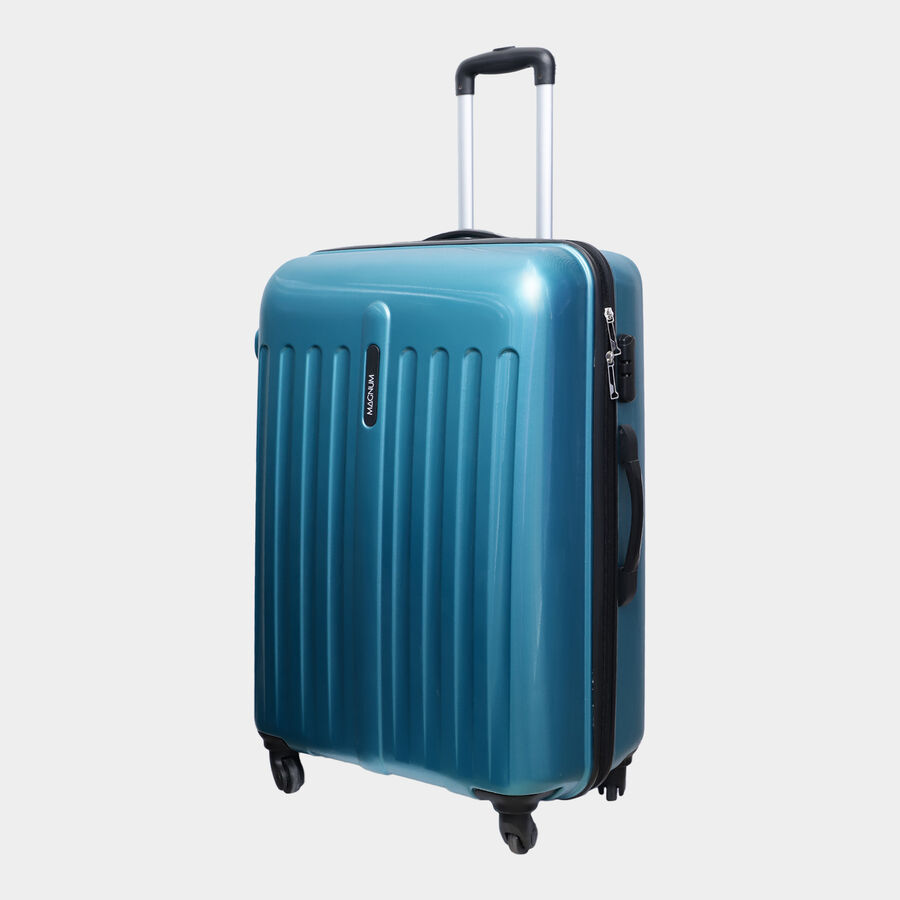4-Wheel Teal PVC Matee Hard Case Trolley, Small, , large image number null