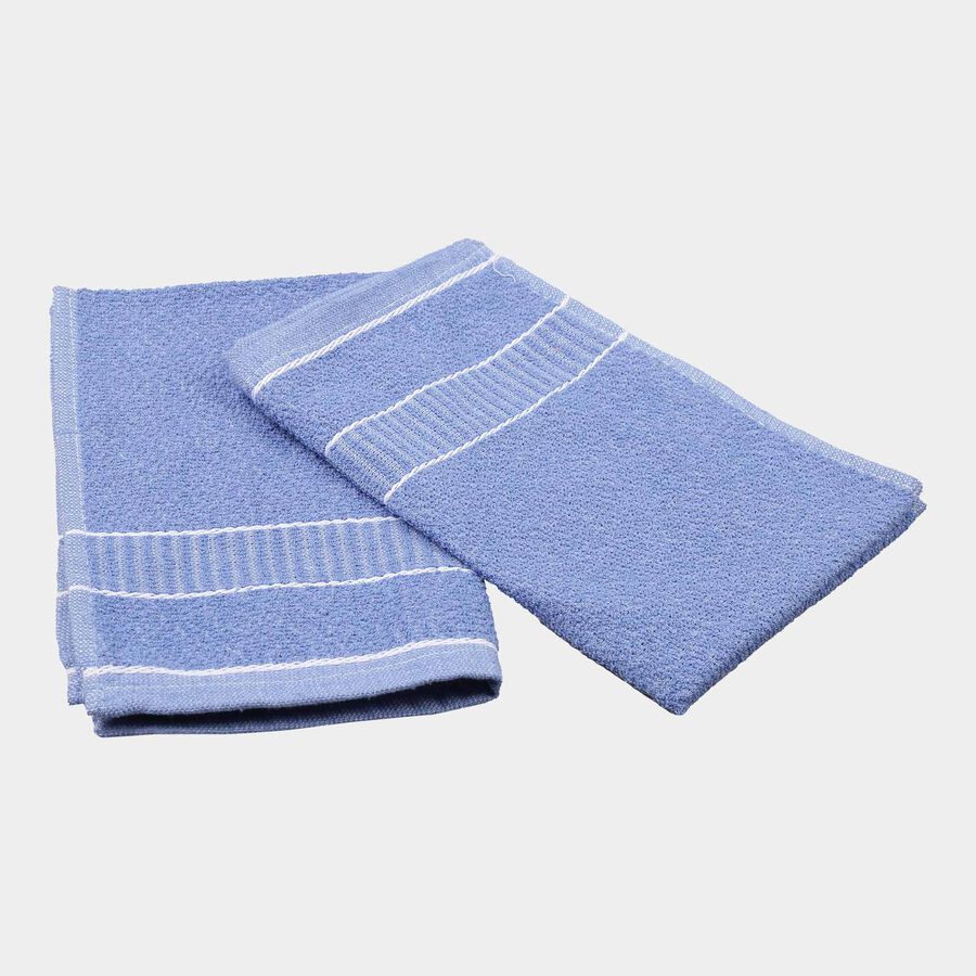 200 GSM Blue Cotton Hand Towel, , large image number null