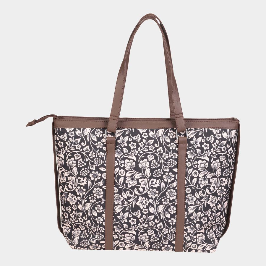 Women's Polyurethane Tote Bag, Printed, Large Size, , large image number null