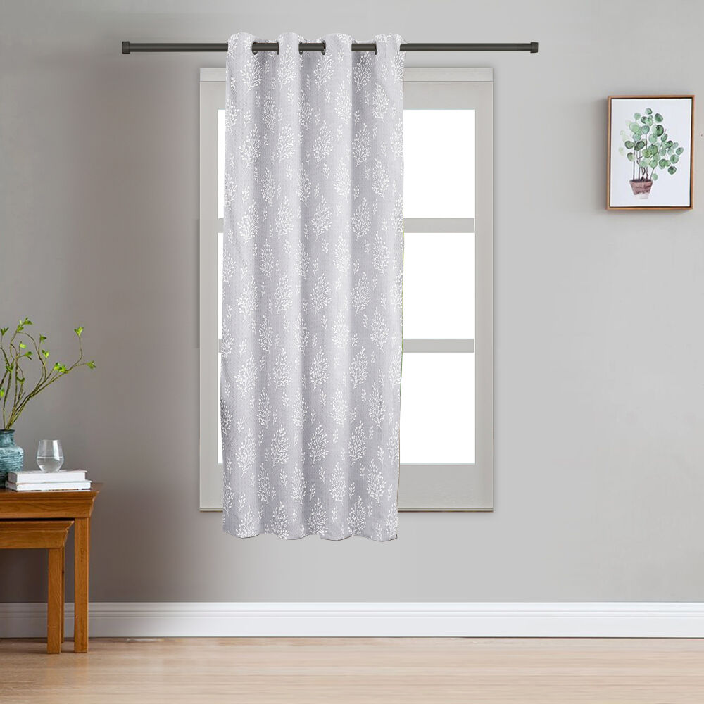 Home Beautiful                         5ft. Light Grey Polyester Curtain