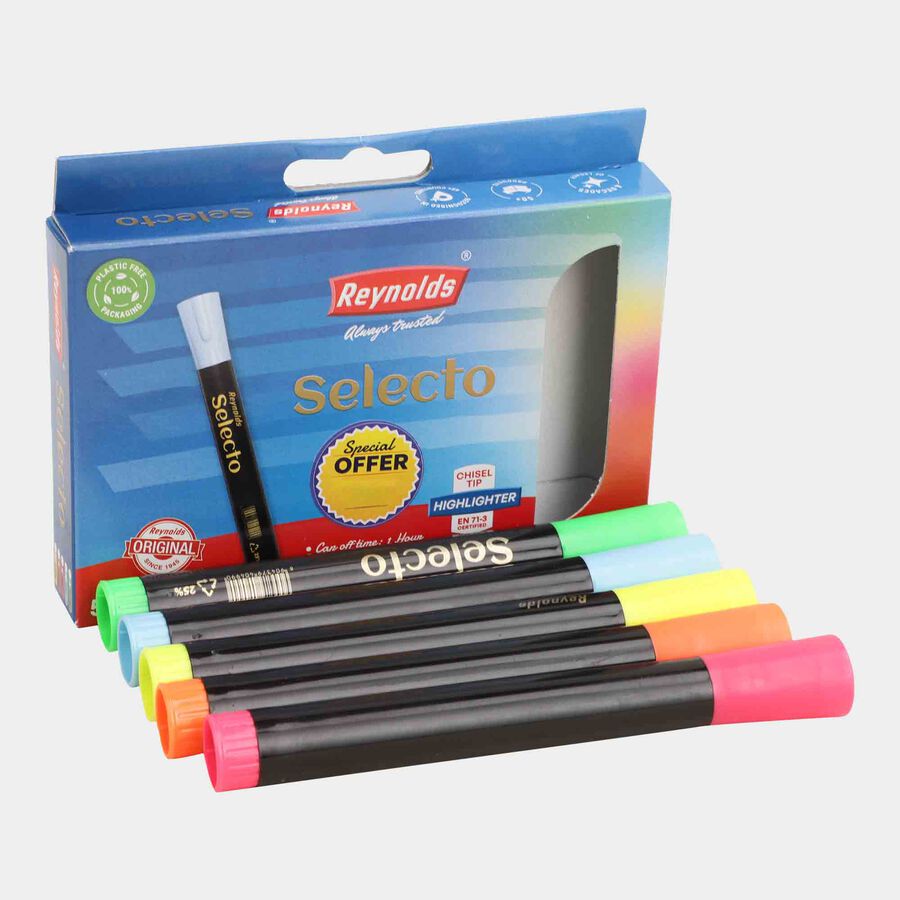 Highlighter Pack of 5, , large image number null