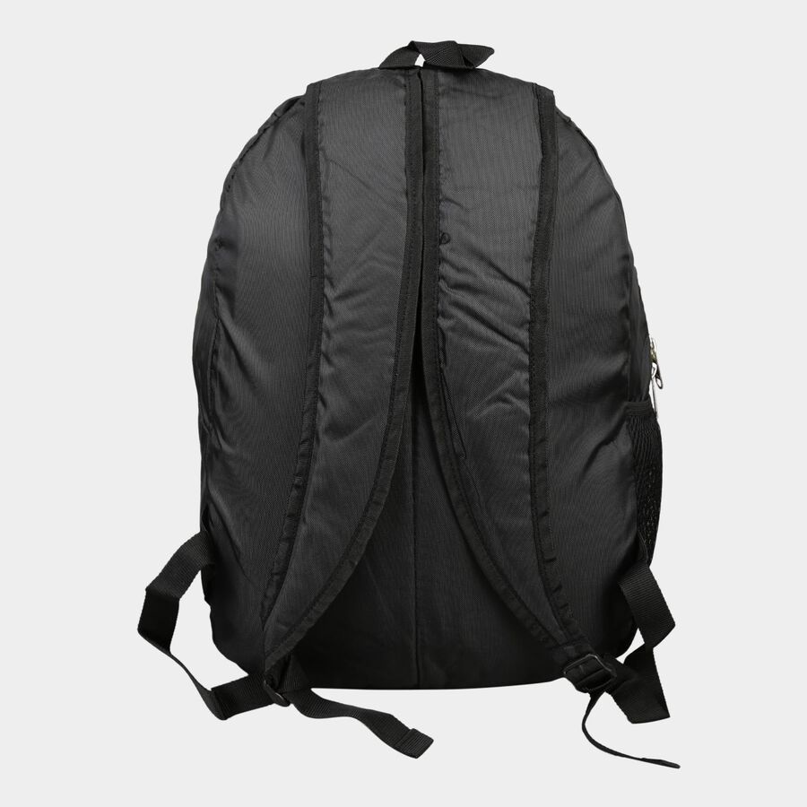 Black Polyester Backpack, Medium Size, 20 L, , large image number null