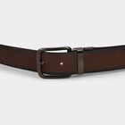 Men's Tan Brown PU Formal Belt , , small image number null