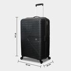 4-Wheel Black Polypropylene Hard Case Trolley, Large, , small image number null