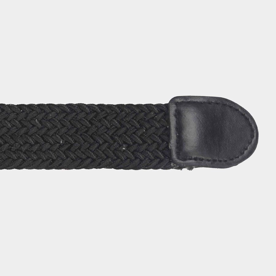 Women's Black Polyurethane Belt, , large image number null