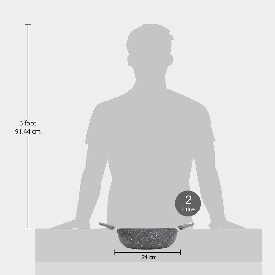 2 L Non-Stick Kadhai, , large image number null