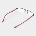 Clear Glass Plastic Half Rim Frame - Color May Vary, , small image number null