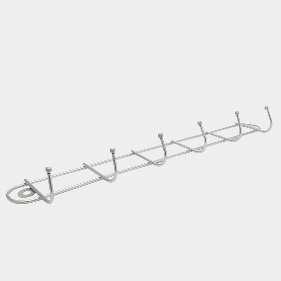 Metal Wall Hanger With 6 Hooks, , large image number null