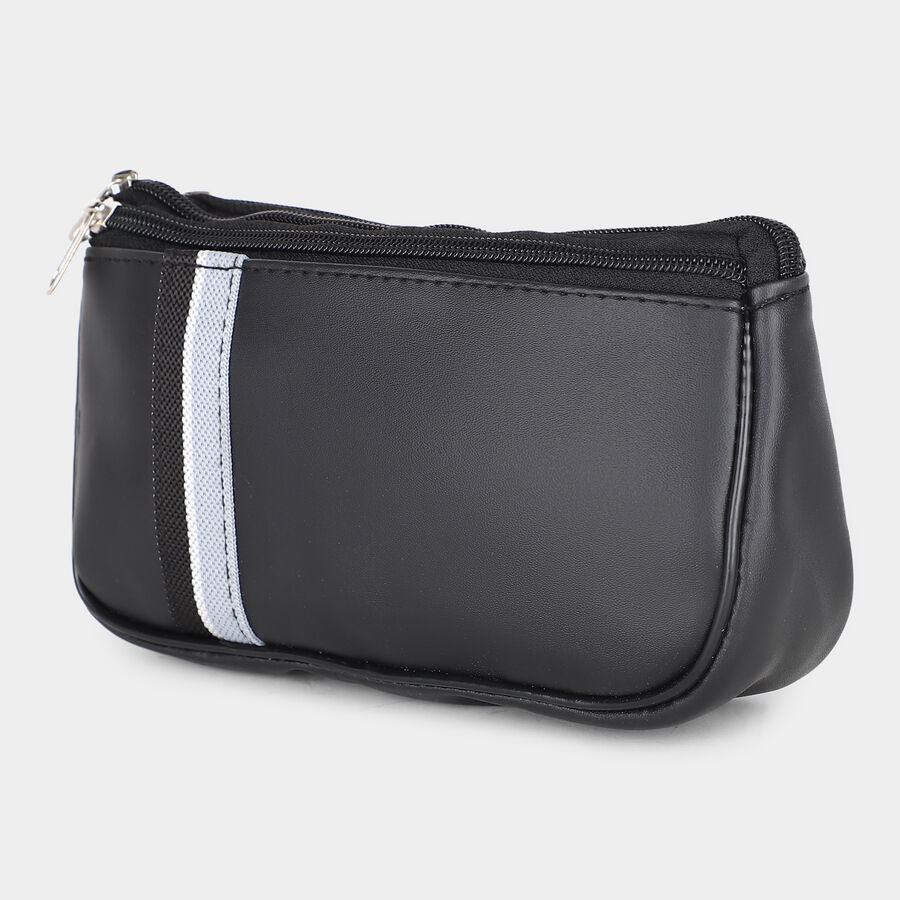 Black PU Utility Bag , , large