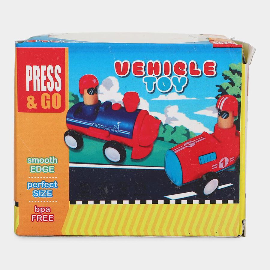 Red Plastic Car, , large