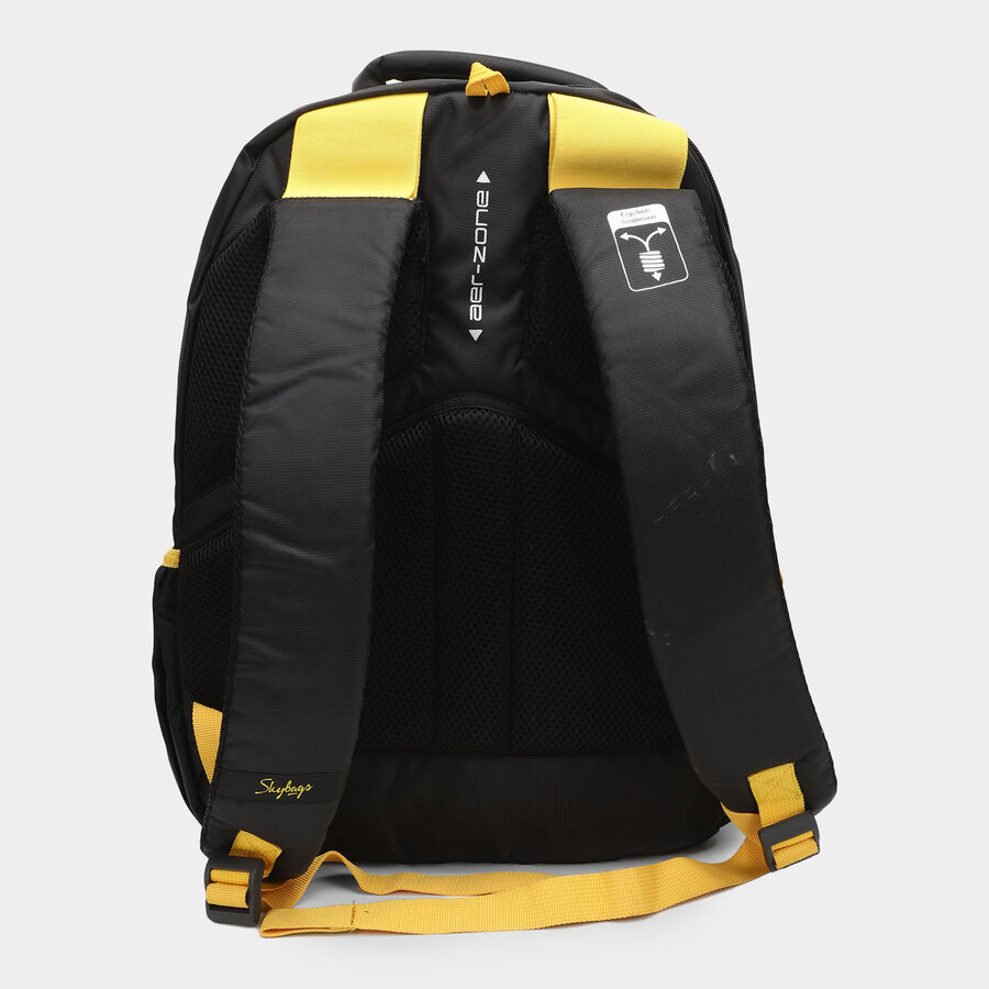 Black Fabric Backpack, , large