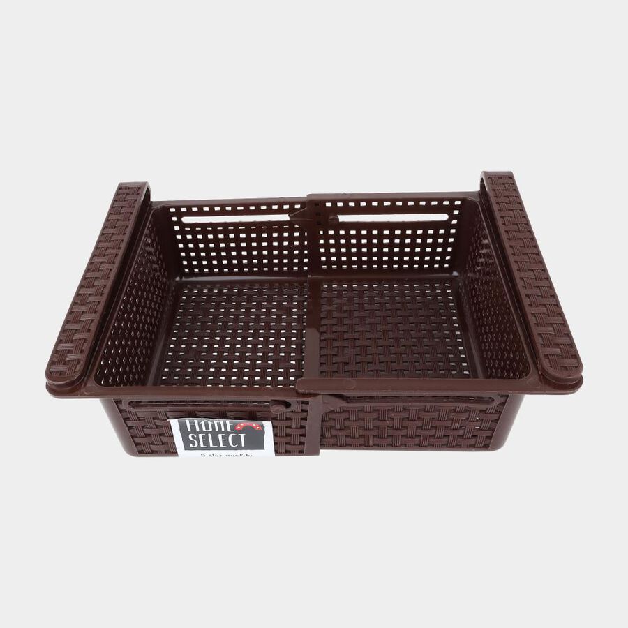 Brown Plastic Basket, , large image number null