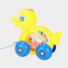 Kid's Yellow Plastic Pull Along, , small