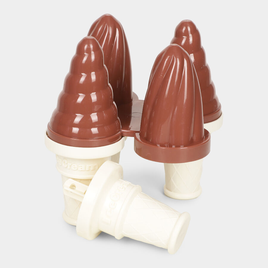 Plastic 4 Moulds Kulfi Maker, , large image number null