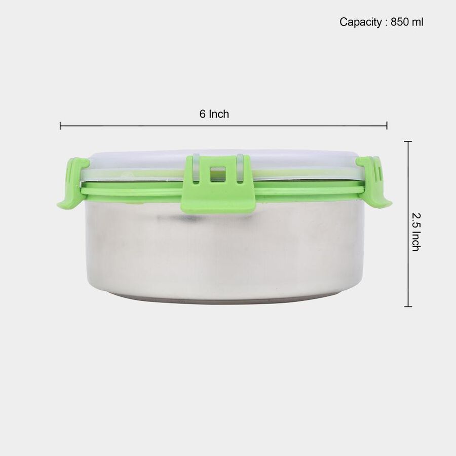 850 ml Lock & Seal Air-Tight Steel Container, , large image number null