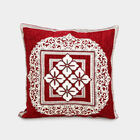 Maroon Polyester Cushion Cover, , small image number null