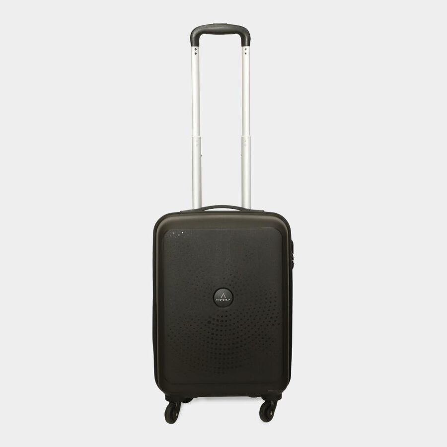 4-Wheel Black Polycarbonate Hard Case Trolley, Small, , large image number null