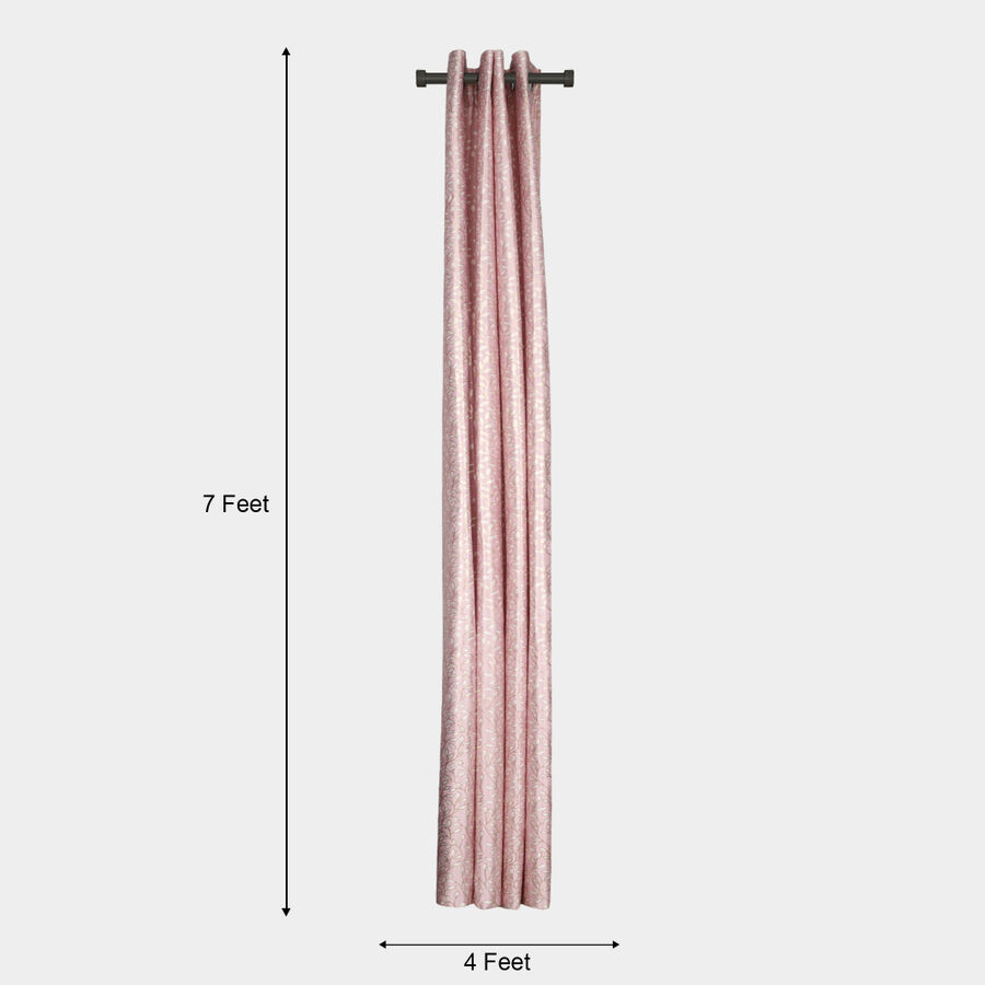 7 ft. Pink Polyester Curtain, , large image number null