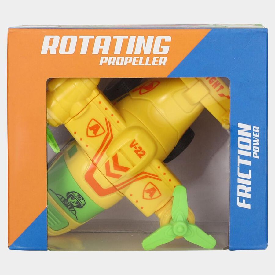 Kid's Rotating Military Aircraft Helicopter Toy, , large